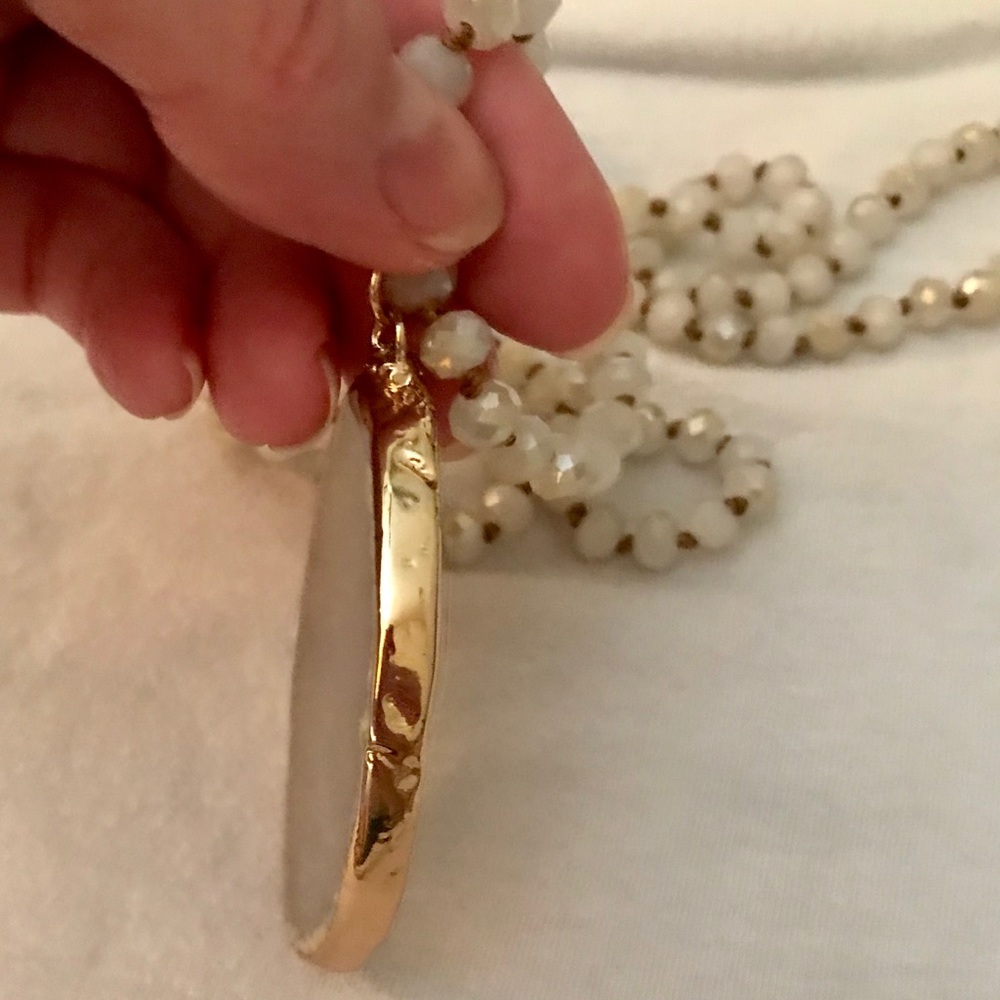 Long Pendant (crystal) Necklace - Picture 5 of 5